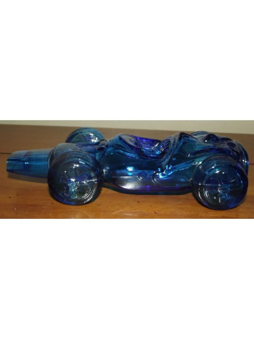 Avon Decanter Cobalt Blue Sure Winner Race Car Wild Country Aftershave Vtg 1972